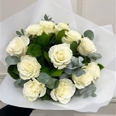 Stunning White Roses