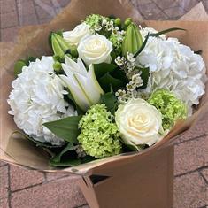 Classic Whites Hand Tied Bouquet