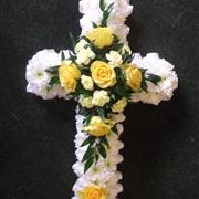 Cross with Yellow Spray