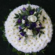 Based White Posy with a Purple &amp; White Spray